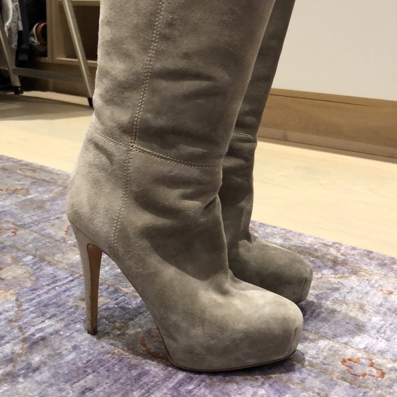 Brian Atwood suede boots - Picture 5 of 13